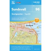 96 Sundsvall Sverigeserien 1:50 000